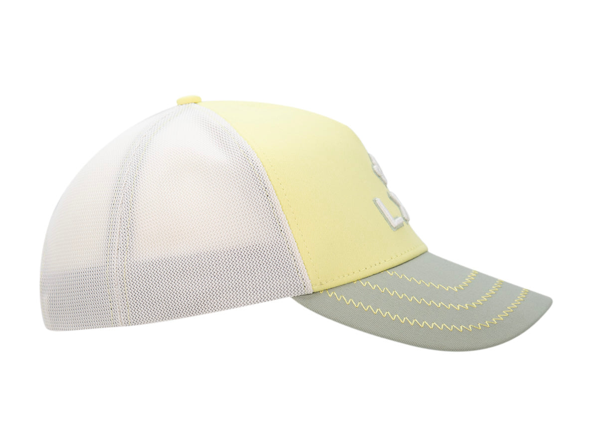 Casquette « Évasion » Tri-Color Coton Citron