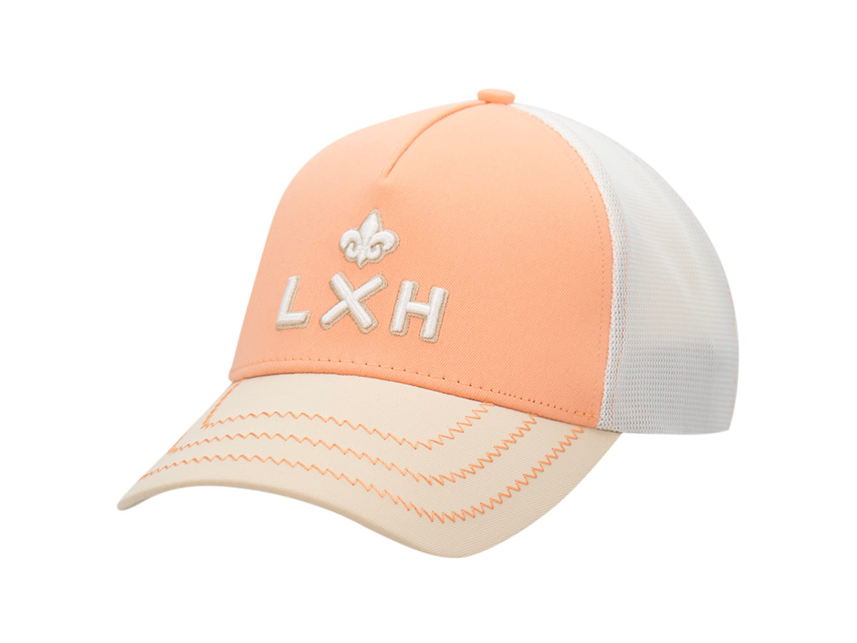 Casquette « Évasion » Tri-Color Coton Abricot