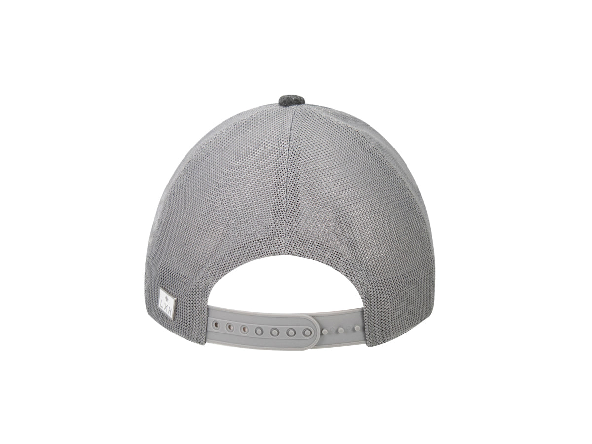 “Escape” Cap Bi-Material Flannel / Grey Felt