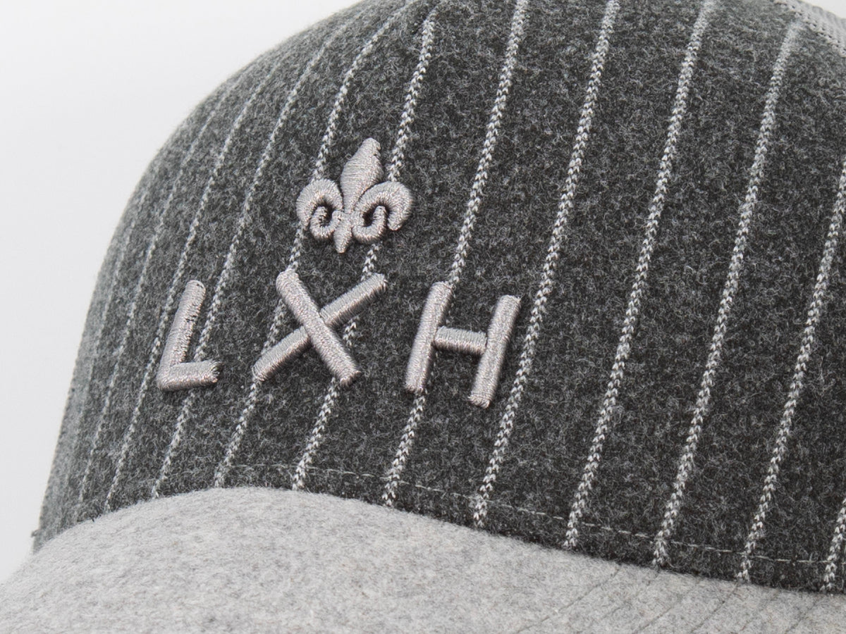 “Escape” Cap Bi-Material Flannel / Grey Felt