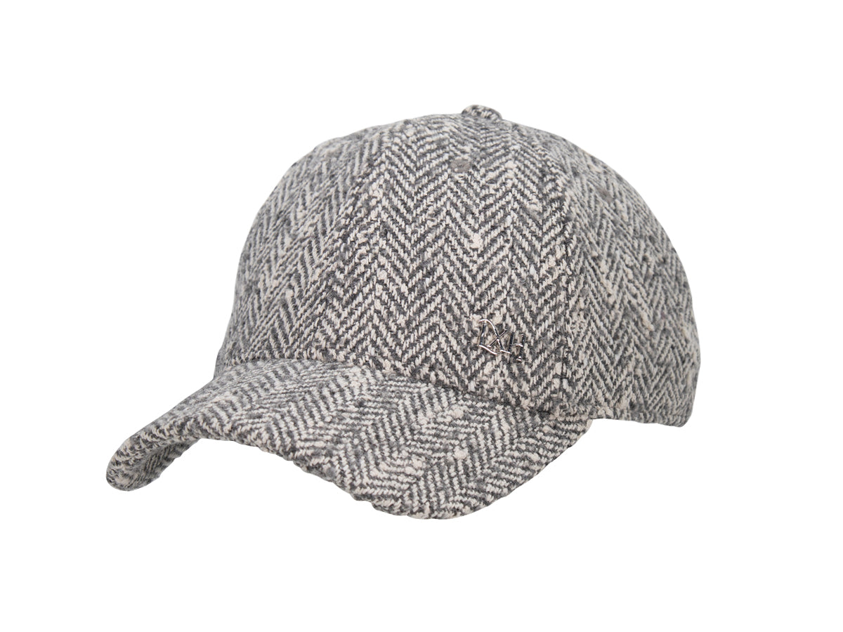 Grey Speckled Chevron “Prestige” Cap
