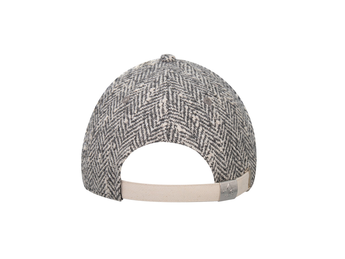 Grey Speckled Chevron “Prestige” Cap