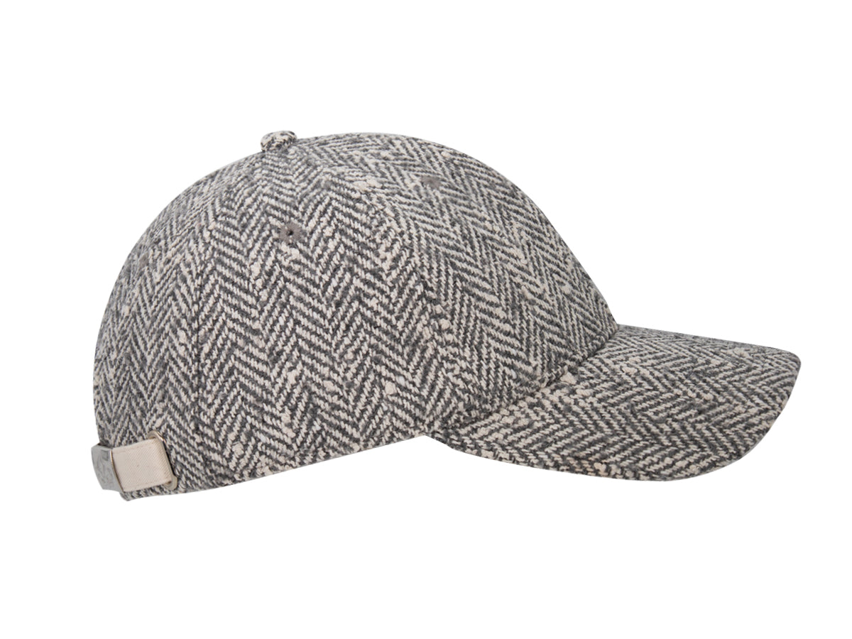 Grey Speckled Chevron “Prestige” Cap