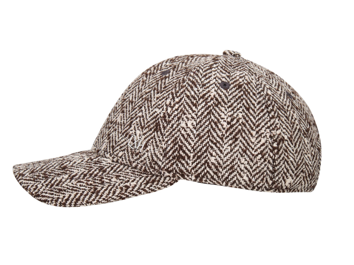 Brown Speckled Chevron "Prestige" Cap