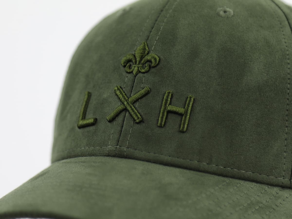 Casquette Suédine Full Kaki LXH Genève Suédine 8