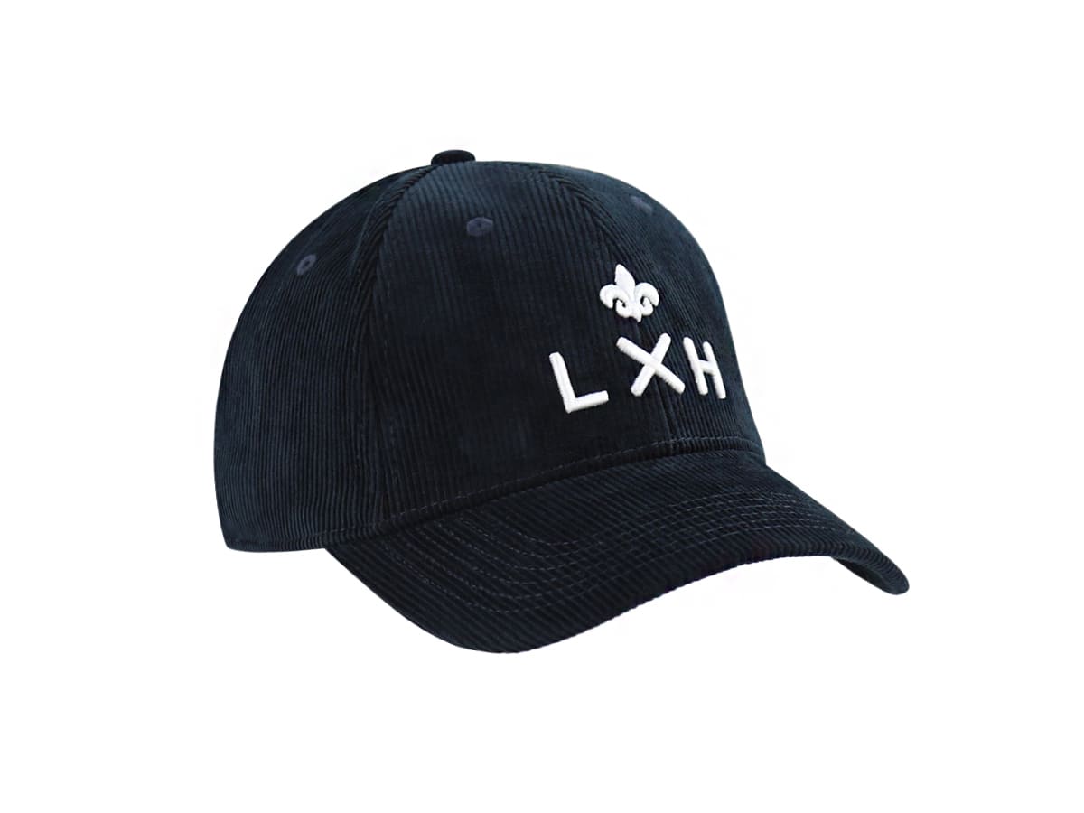 Casquette Velours Côtelé Bleu Marine LXH Vienne Velours Côtelé 7