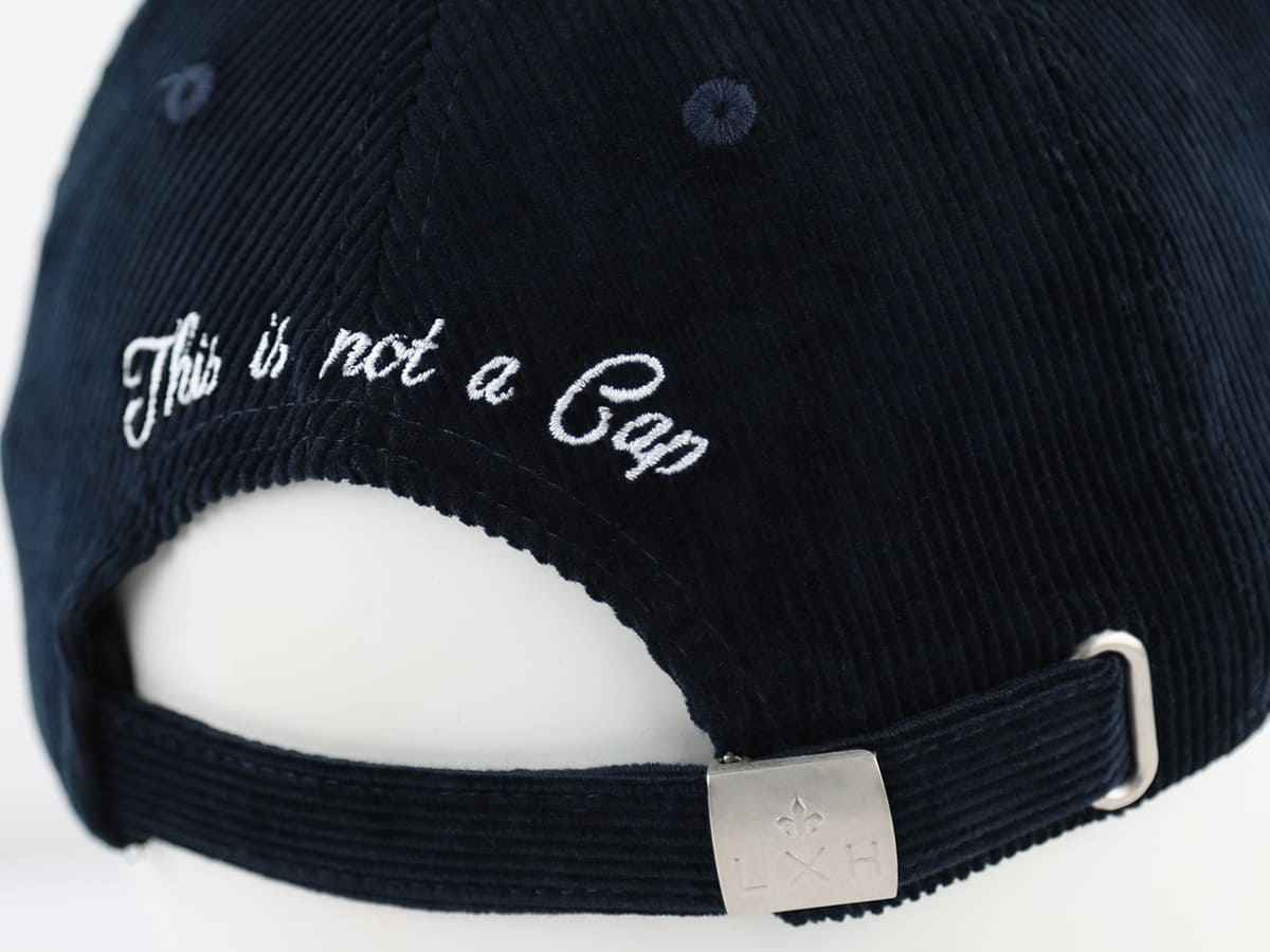 Casquette Velours Côtelé Bleu Marine LXH Vienne Velours Côtelé 10