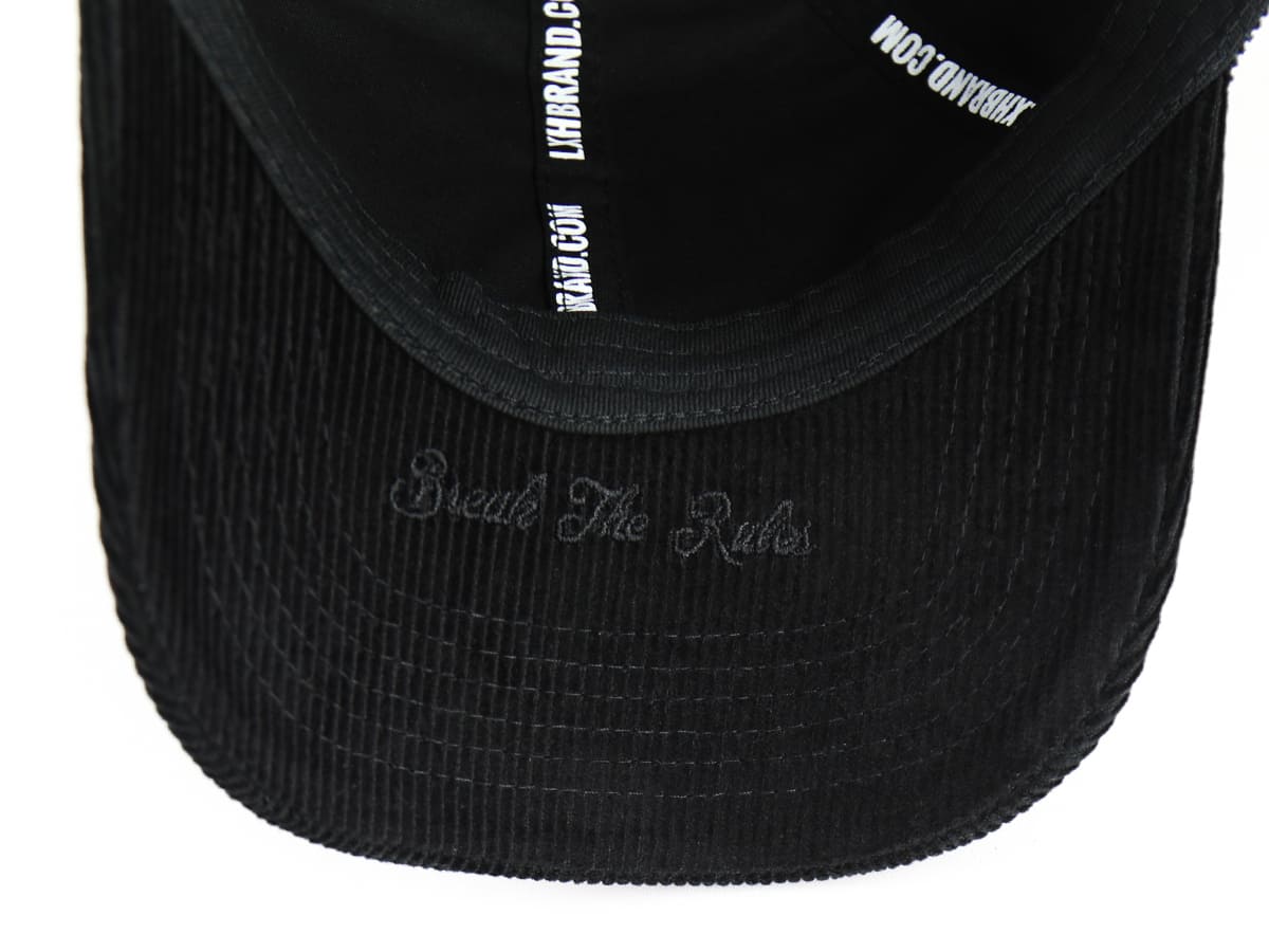 Casquette Velours Côtelé Noir LXH Vienne Velours Côtelé 13