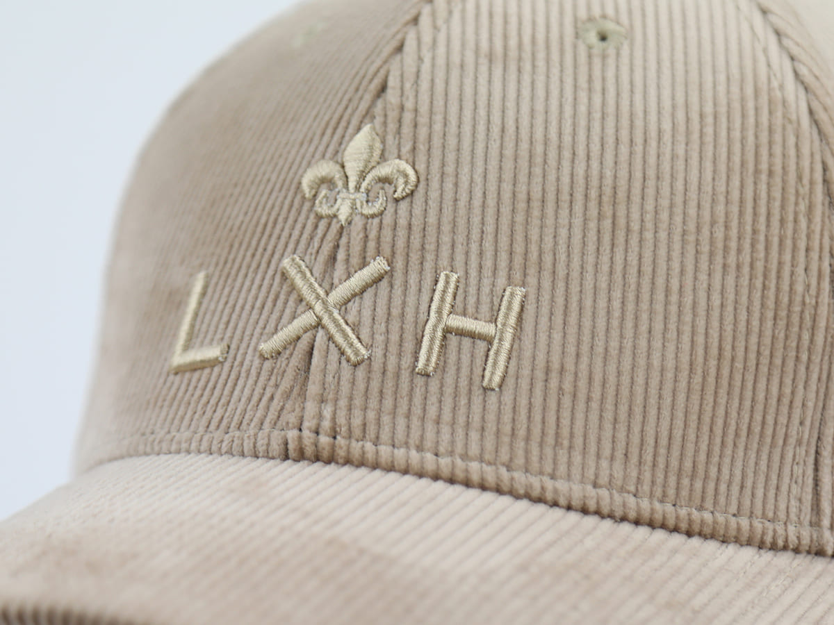 Casquette Velours Côtelé Full Taupe LXH Vienne Velours Côtelé 8