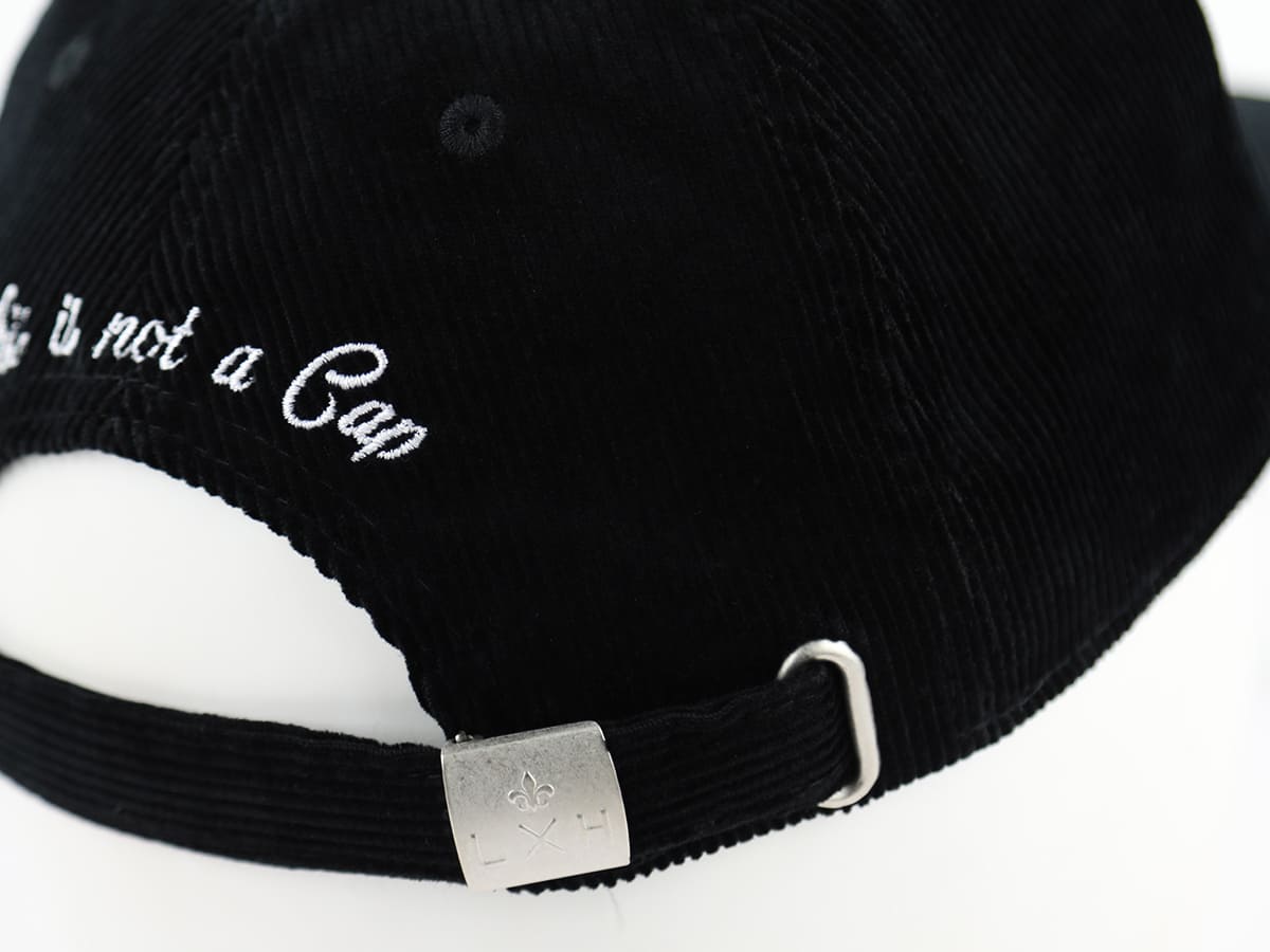 Casquette Velours Côtelé Noir LXH Vienne Velours Côtelé 10