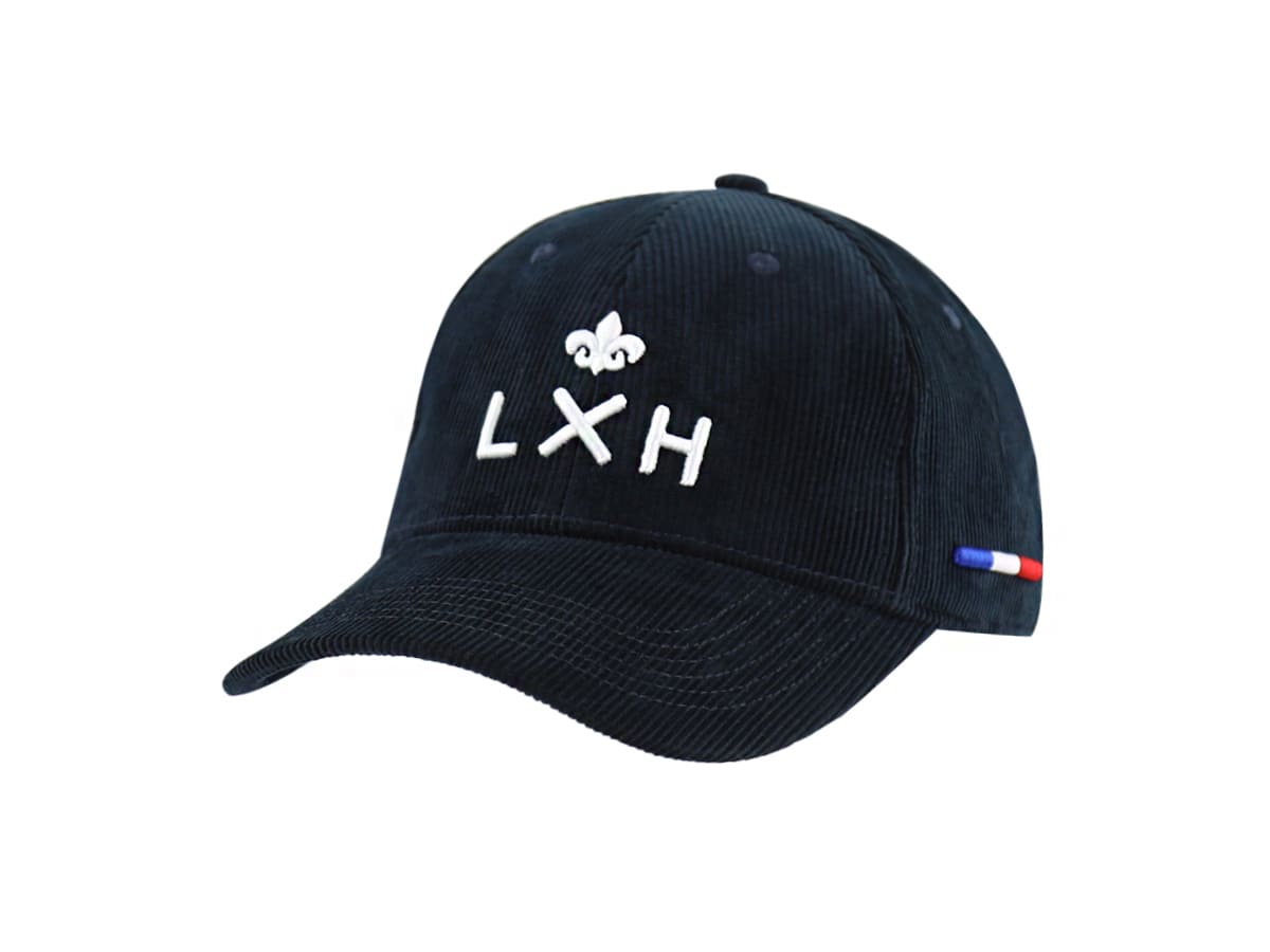 Casquette Velours Côtelé Bleu Marine LXH Vienne Velours Côtelé 1