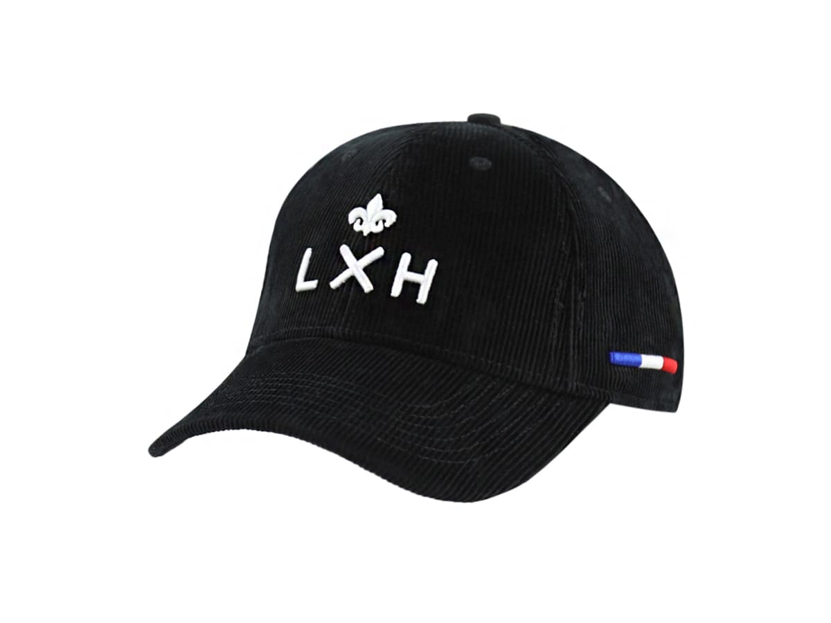 Casquette Velours Côtelé Noir LXH Vienne Velours Côtelé 1