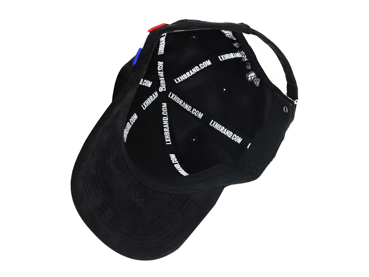 Casquette Suédine Full Noir LXH Genève Suédine 11