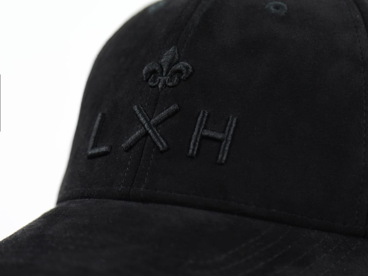 Casquette Suédine Full Noir LXH Genève Suédine 8