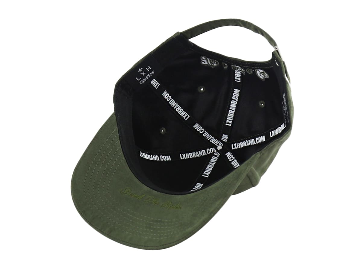Casquette Suédine Full Kaki LXH Genève Suédine 11